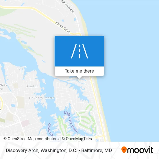 Discovery Arch map