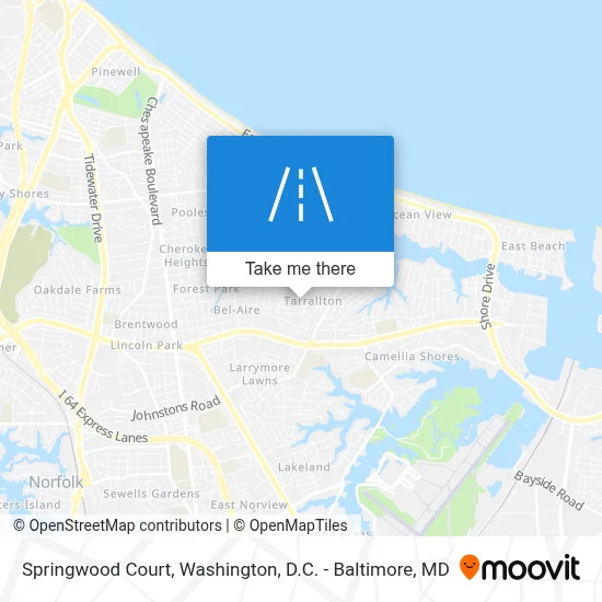 Springwood Court map