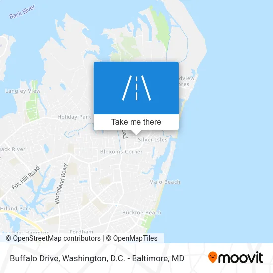 Buffalo Drive map