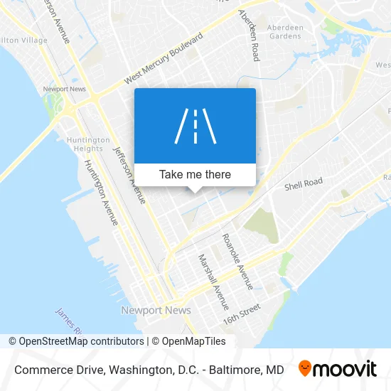 Commerce Drive map