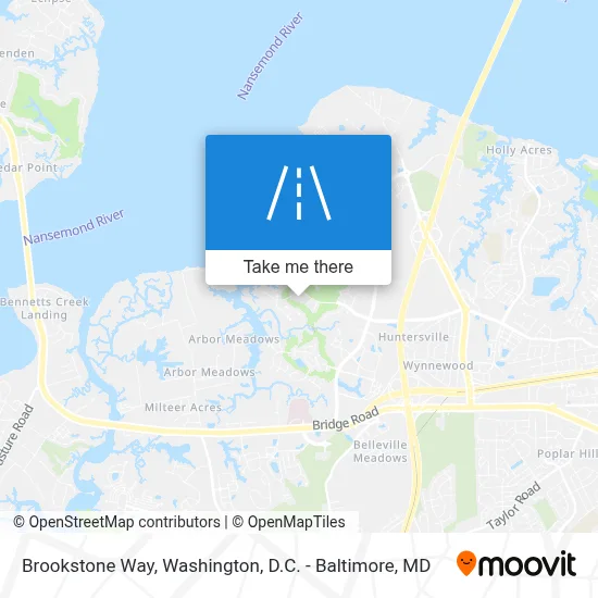 Brookstone Way map