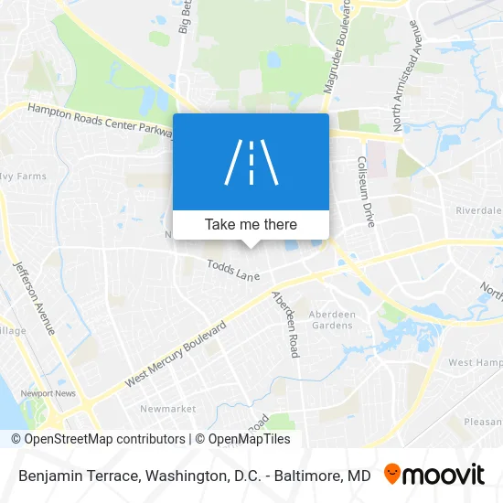 Benjamin Terrace map