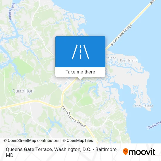 Queens Gate Terrace map