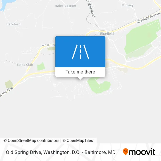 Old Spring Drive map