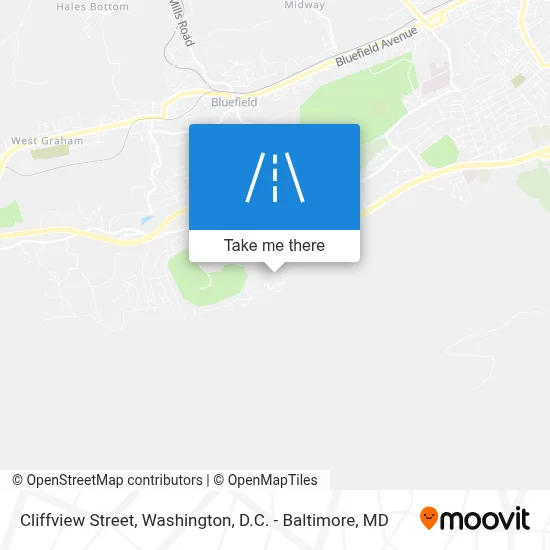 Cliffview Street map