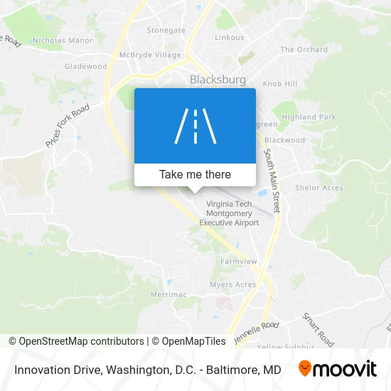 Innovation Drive map