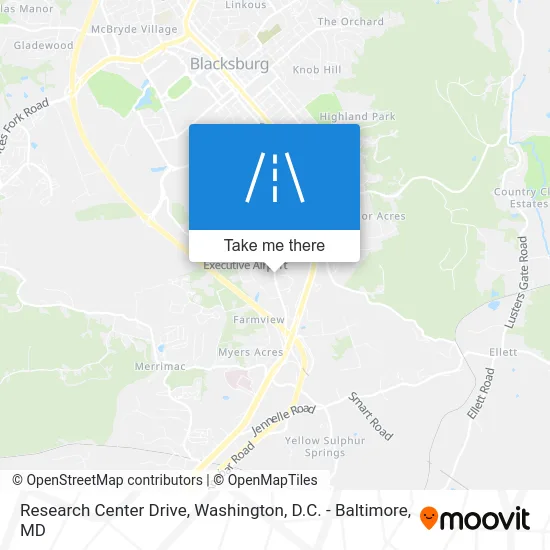 Research Center Drive map