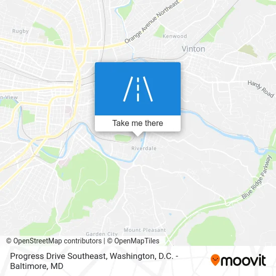 Progress Drive Southeast map