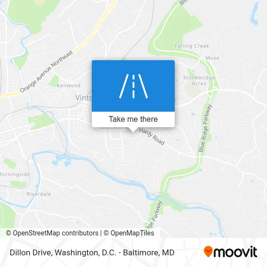Dillon Drive map