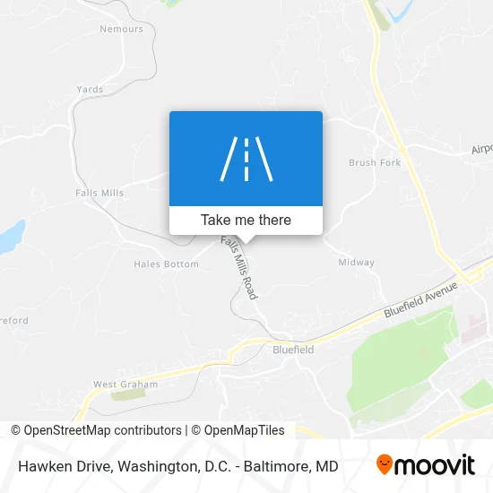 Hawken Drive map