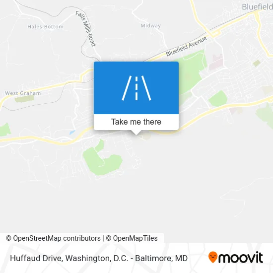 Huffaud Drive map