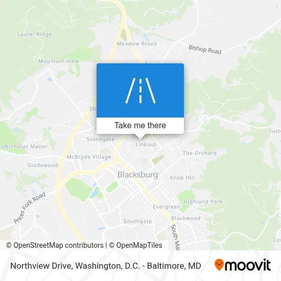 Northview Drive map