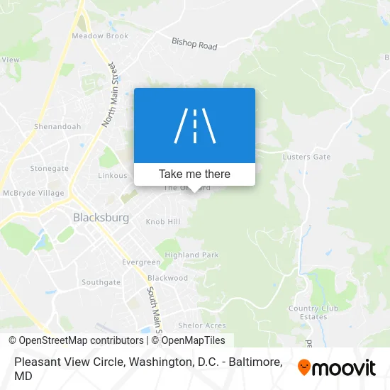 Pleasant View Circle map