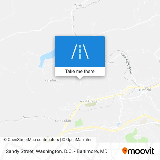 Sandy Street map