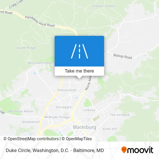 Duke Circle map