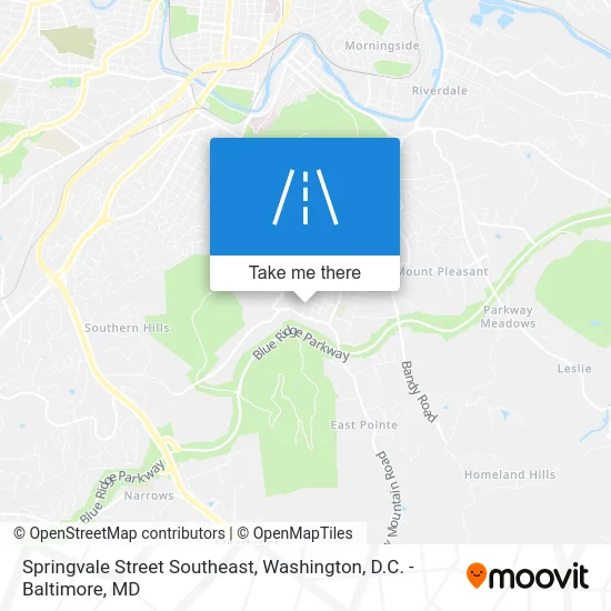 Springvale Street Southeast map