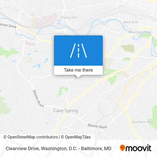 Clearview Drive map