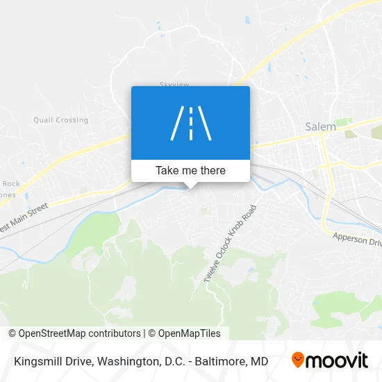 Kingsmill Drive map