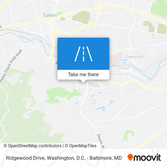 Ridgewood Drive map