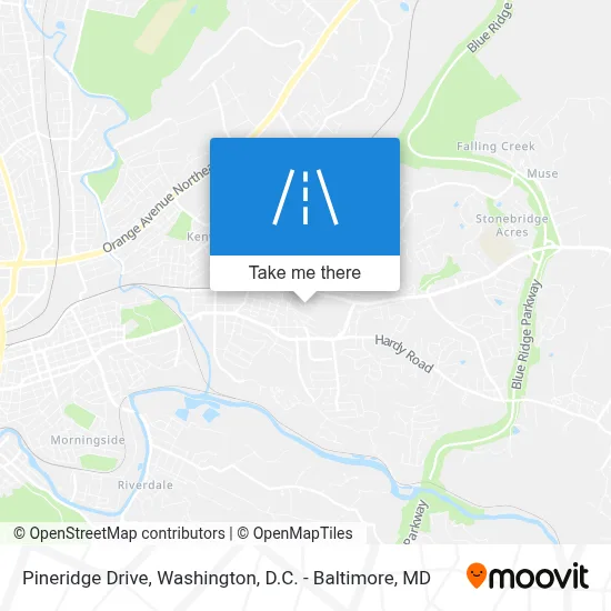 Pineridge Drive map