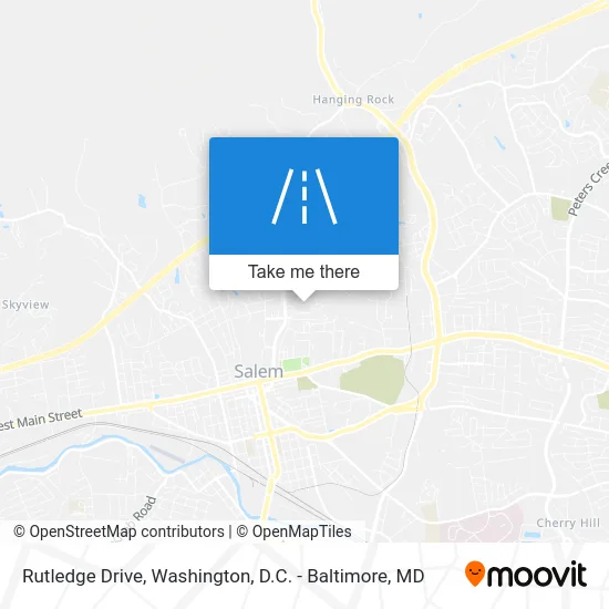 Rutledge Drive map