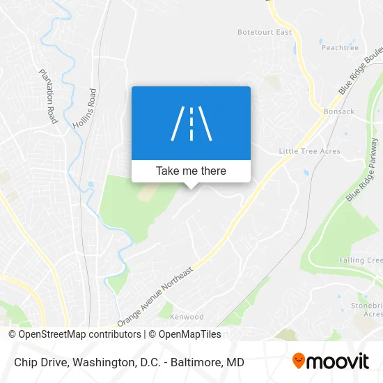 Chip Drive map