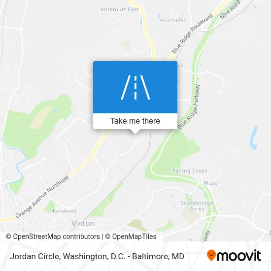 Jordan Circle map