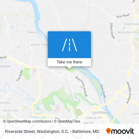 Riverside Street map