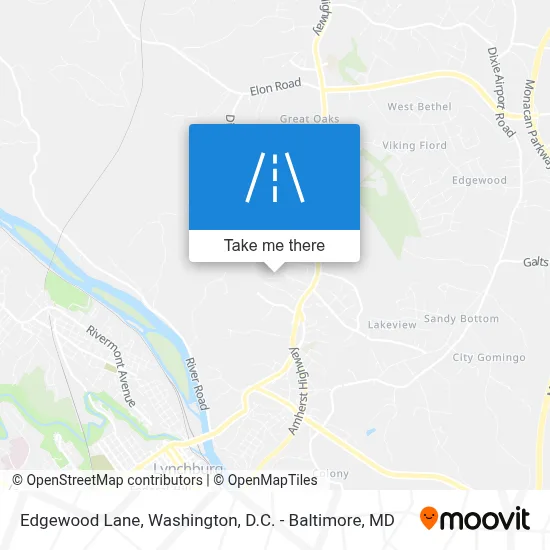 Edgewood Lane map