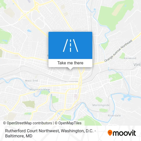 Rutherford Court Northwest map