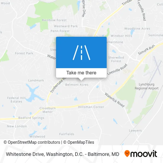 Whitestone Drive map