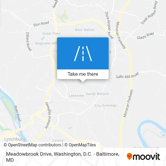 Meadowbrook Drive map