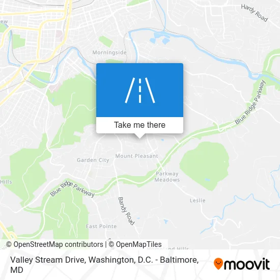 Valley Stream Drive map