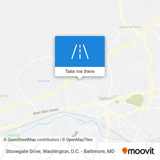 Stonegate Drive map
