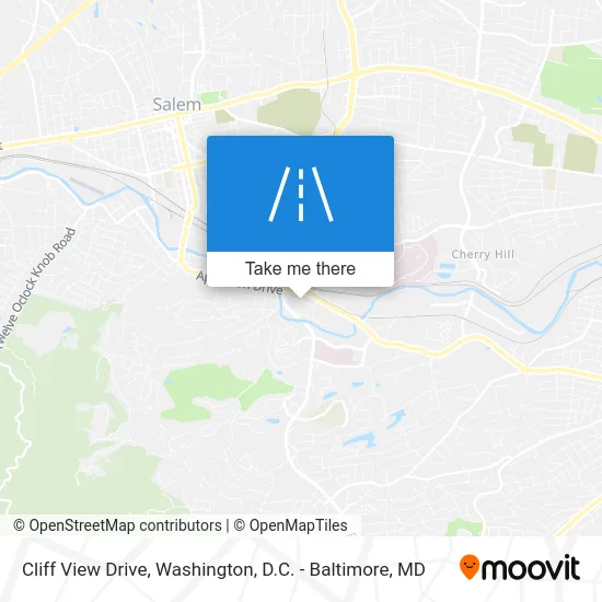 Cliff View Drive map