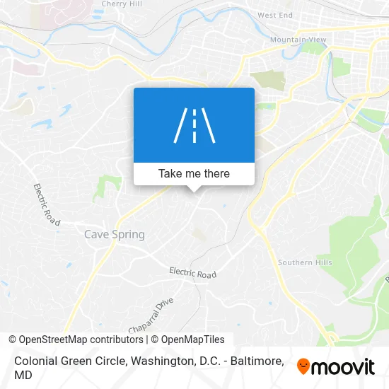 Colonial Green Circle map