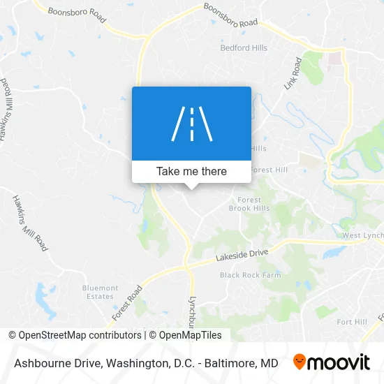Ashbourne Drive map