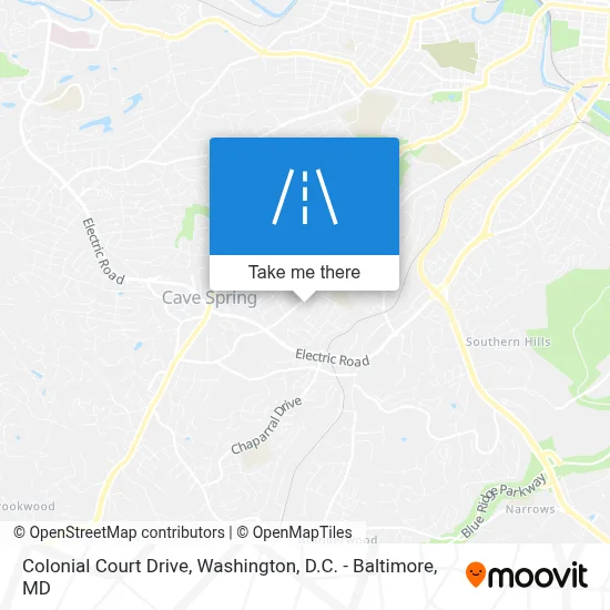 Colonial Court Drive map