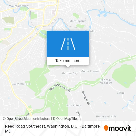 Reed Road Southeast map