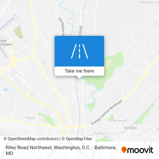 Riley Road Northeast map