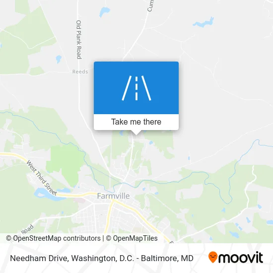 Needham Drive map