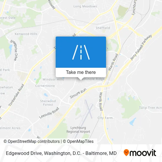 Edgewood Drive map