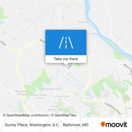 Surrey Place map