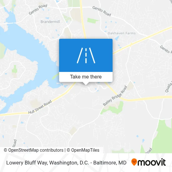 Lowery Bluff Way map