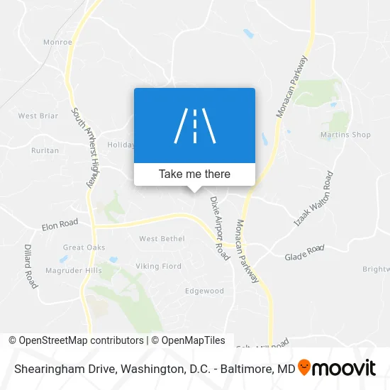 Shearingham Drive map