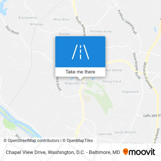 Chapel View Drive map