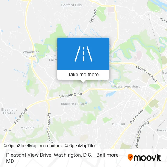 Pleasant View Drive map
