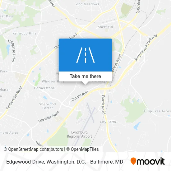 Edgewood Drive map