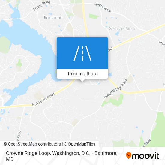 Crowne Ridge Loop map