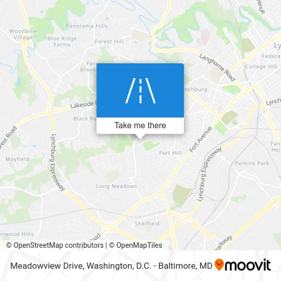 Meadowview Drive map